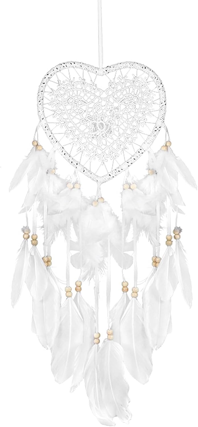 Feibety Heart Shape Dreamcatcher