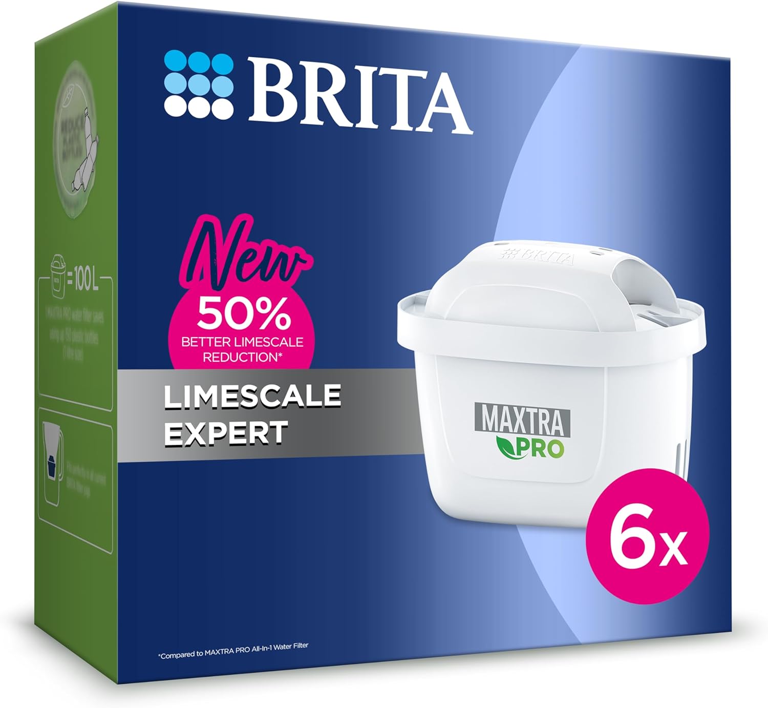 BRITA MAXTRA PRO Limescale Expert Water Filter Cartridge 6 Pack