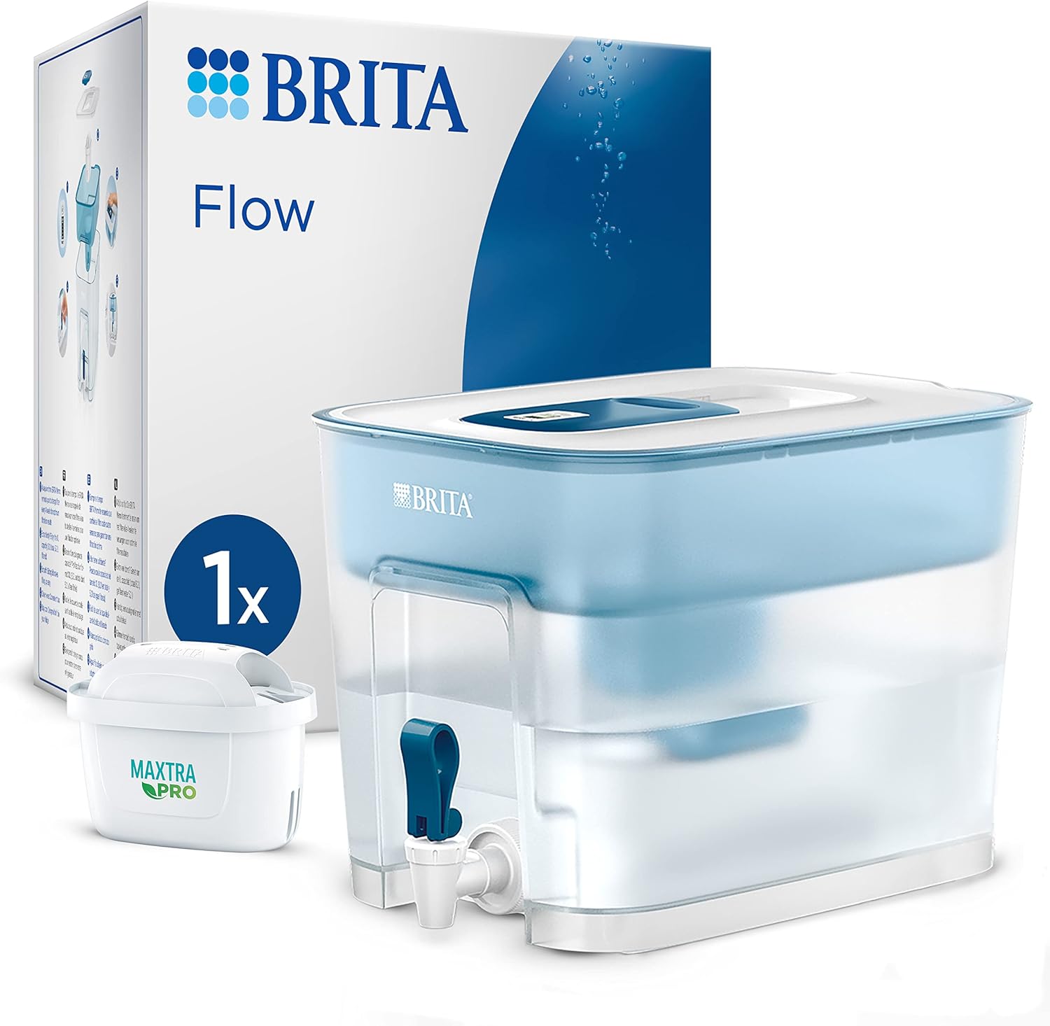 BRITA Flow XXL Water Filter Tank (8.2L) incl. 1x MAXTRA PRO All-in-1 cartridge