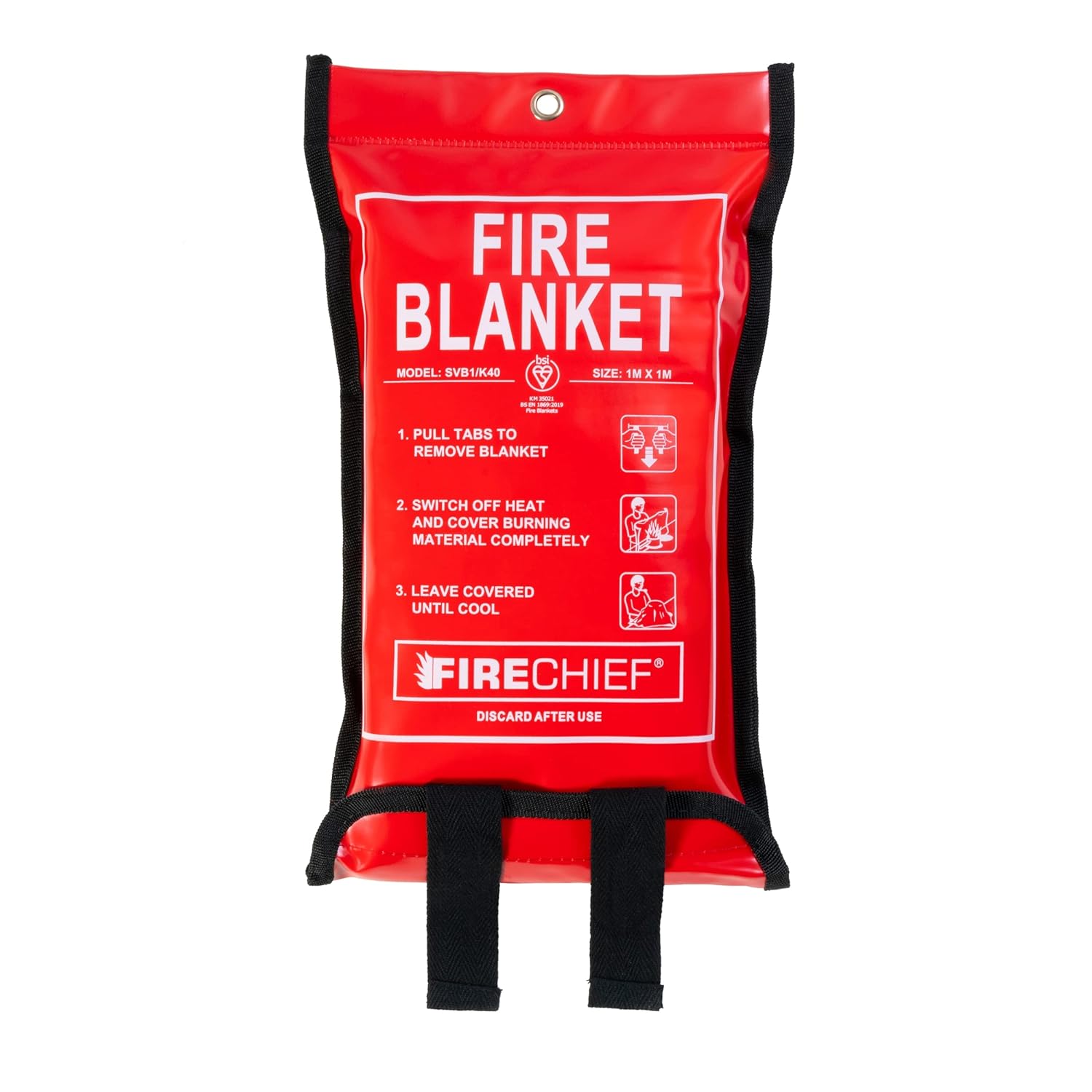 Firechief SVB1/K40 Kitemarked Fire Blanket - 1 Pack