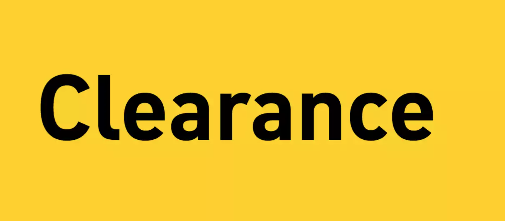 clearance