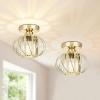 FRIDEKO HOME Modern Crystal Ceiling Light